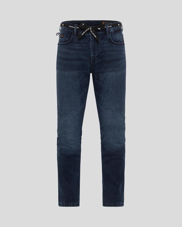 Riding Culture Tapared slim Men Blue - 4