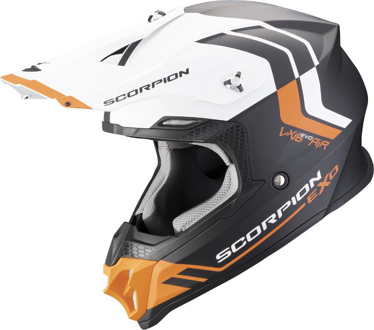 Scorpion VX-16 Evo Air Fusion Motocross Helm