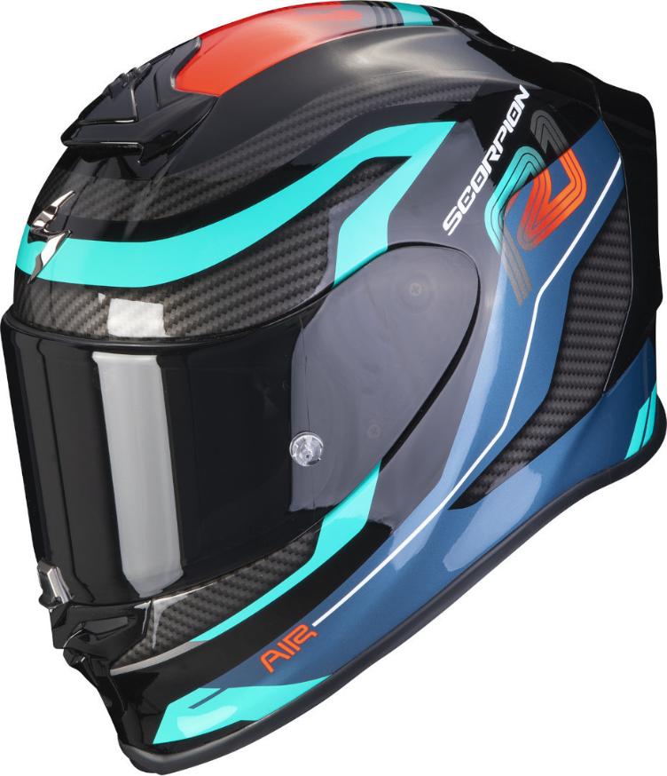 SCORPION EXO-R1 AIR VATIS Schwarz-Blau-Rot