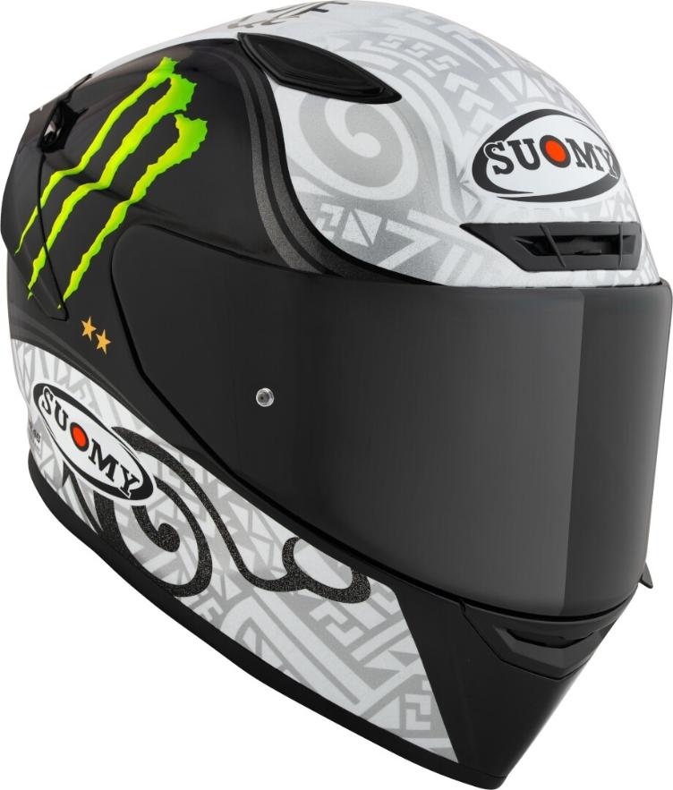 Suomy Track-1 Bagnaia Winter Test Monster Replica Helm - 3