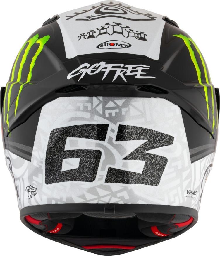 Suomy Track-1 Bagnaia Winter Test Monster Replica Helm - 1
