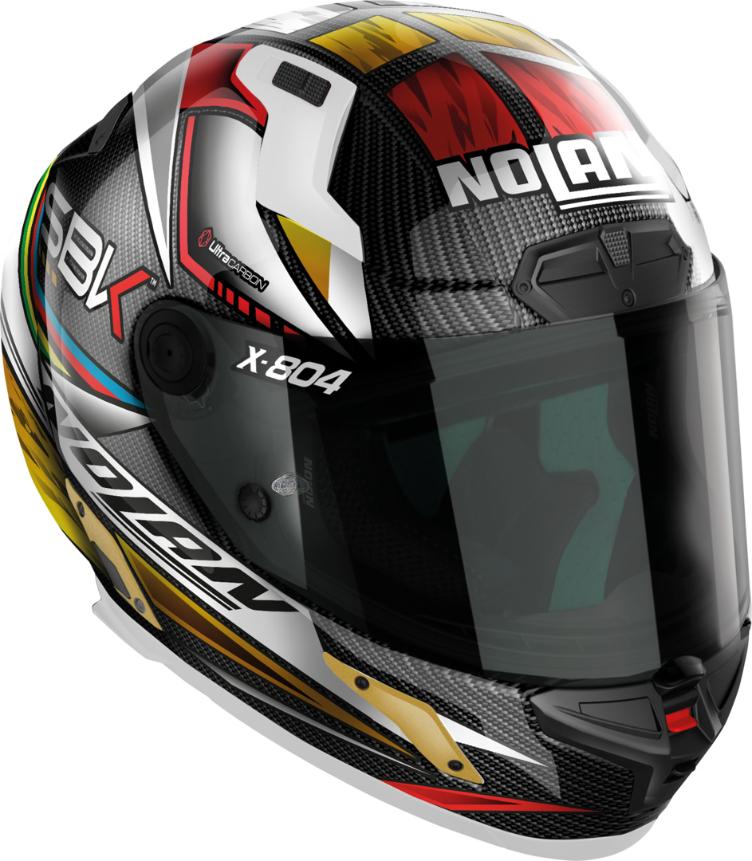 Nolan X-804 RS SBK #23 carbon-rot-weiss - 2